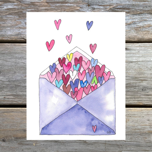 Handful of Hearts Note Card