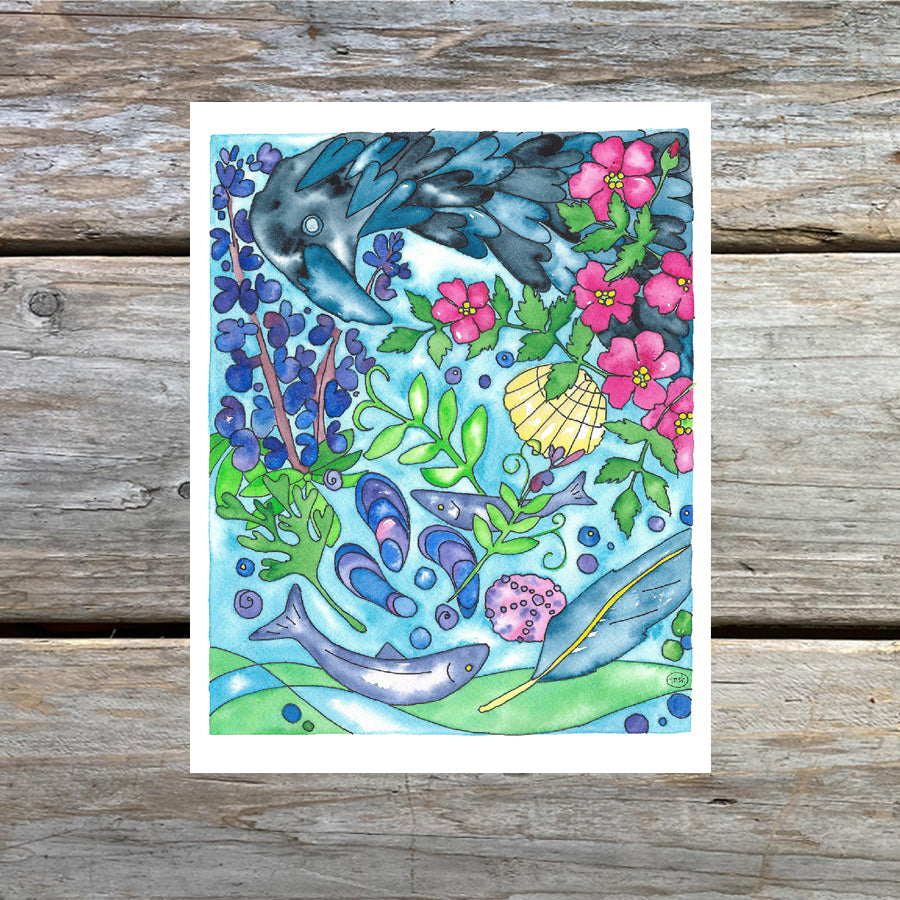 First, Outdoors Note Card
