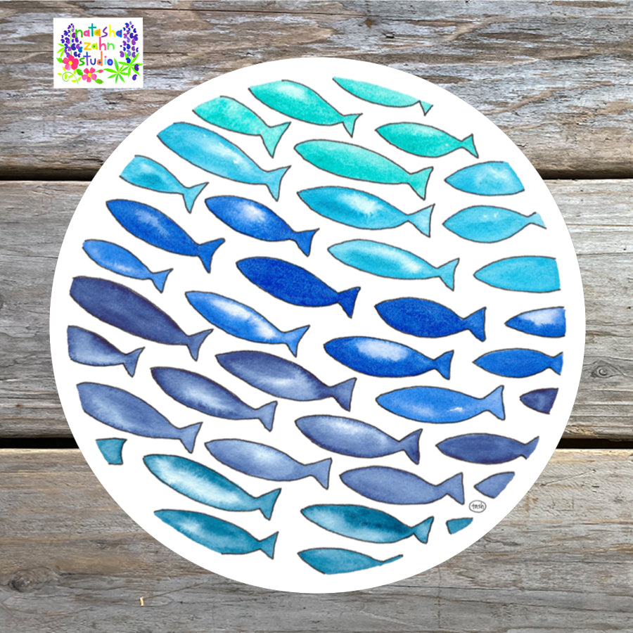 Fishie Ombre Sticker