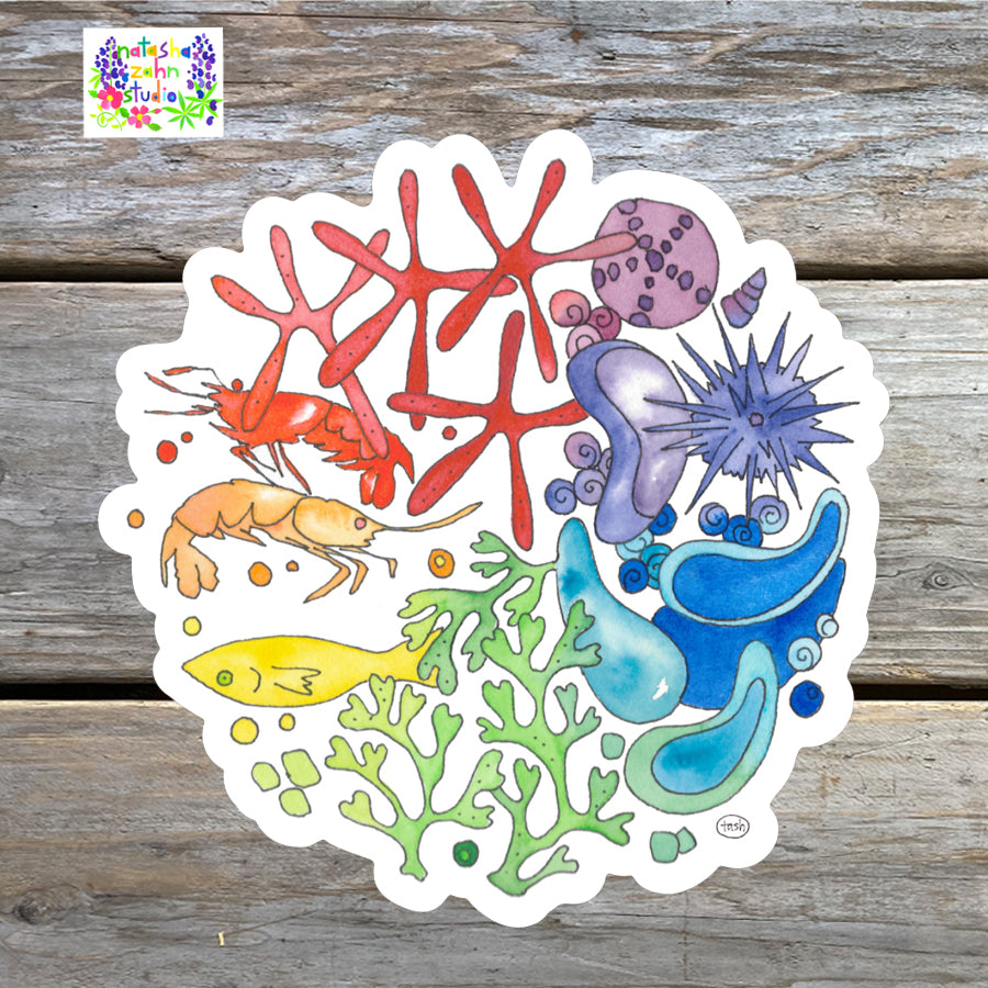 Marine Color Wheel Sticker