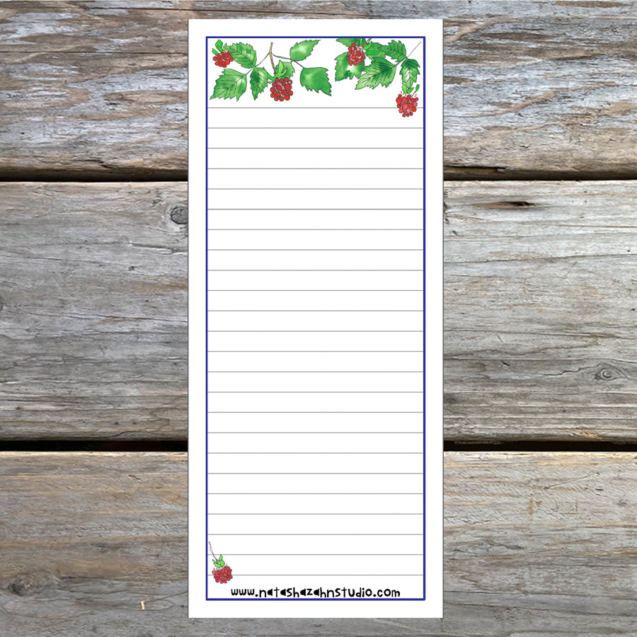 Salmonberry Shopping List