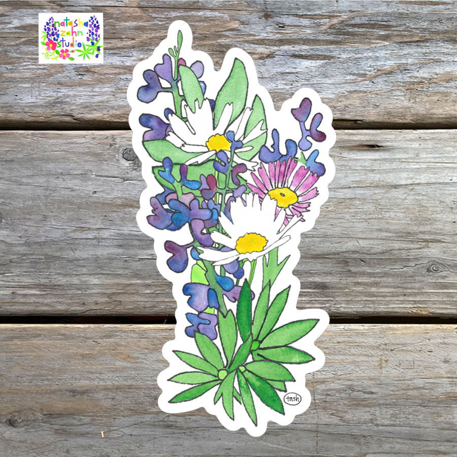 Wildflower Sticker