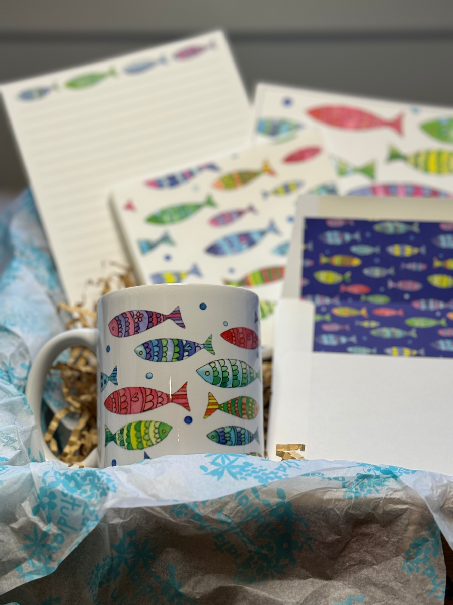 Fish On! Gift Box from Natasha Zahn Studio