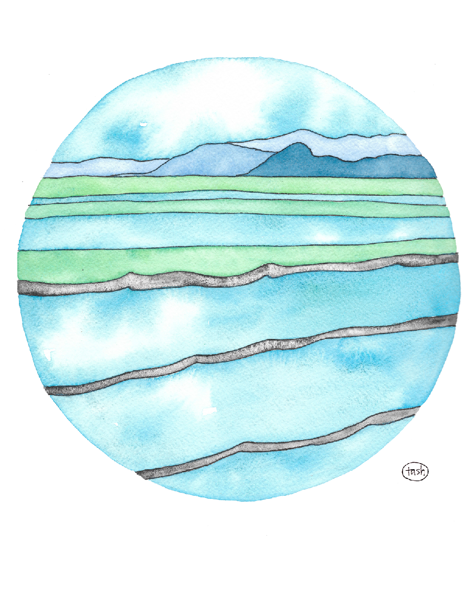 Seascape Note Card