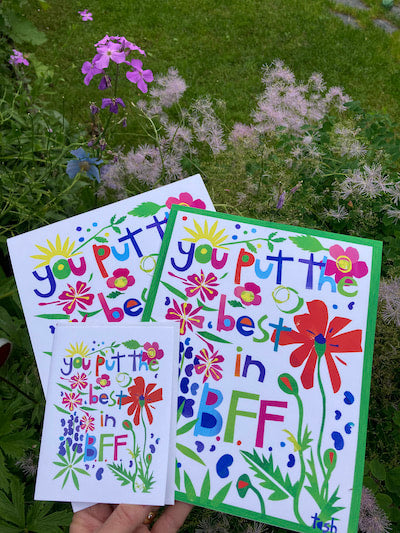 You Put the Best in BFF Art Print