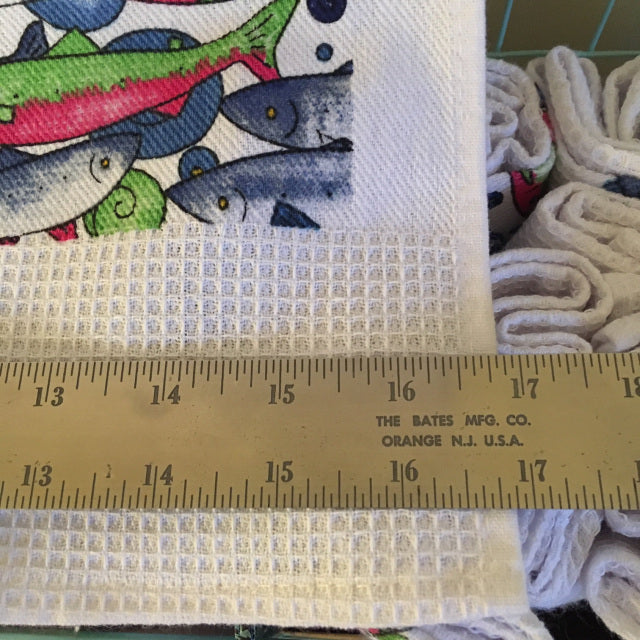 Alaska Fish Dish Towel