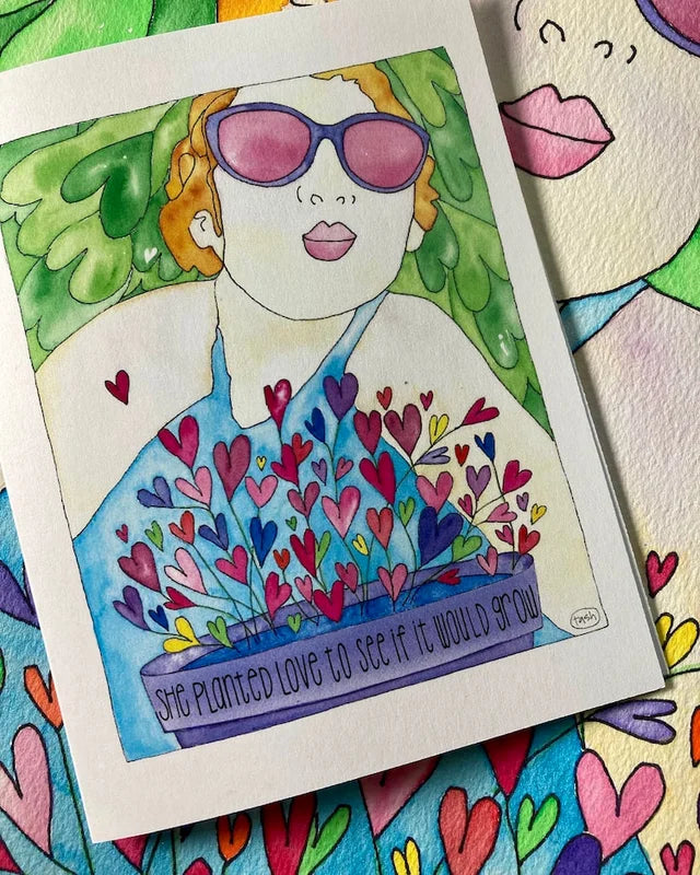 She Planted Love Note Card Pack