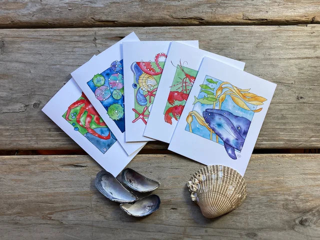 Winter Marine Note Card Pack