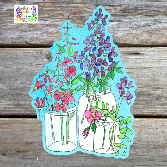 Alaska Bouquet Watercolor Sticker