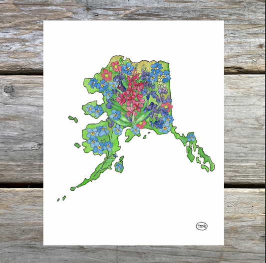 Alaska in Bloom Note Card