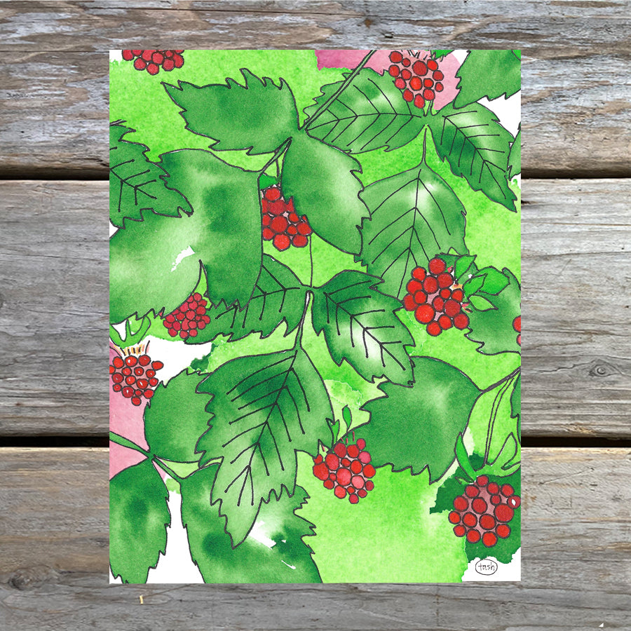 Berries Note Card