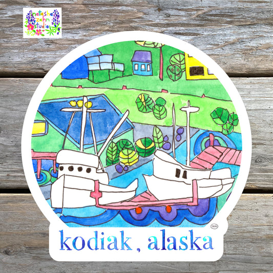 Kodiak Waterfront Sticker