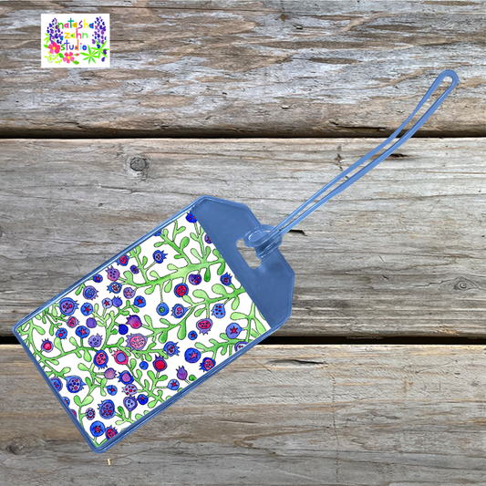 Luggage Tags, Blueberry Fields