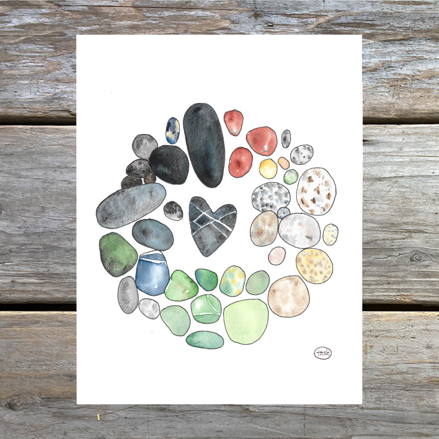 Meditative Calm Note Card – Natasha Zahn Studio