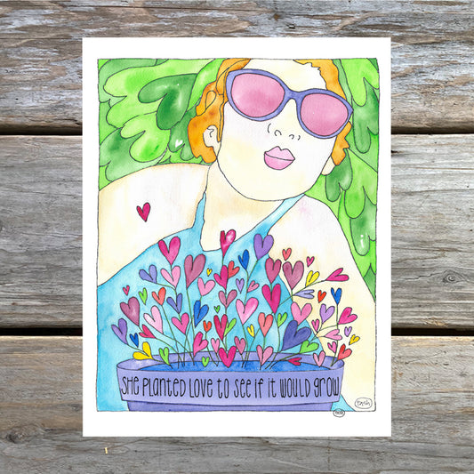 She Planted Love Note Card Pack