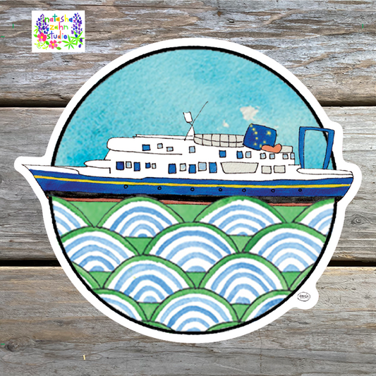 Alaska State Ferry Sticker