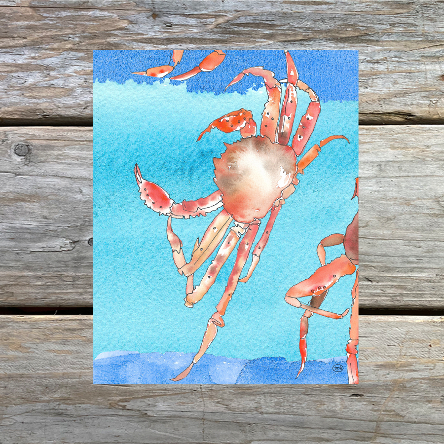 Tanner Crab Art Print