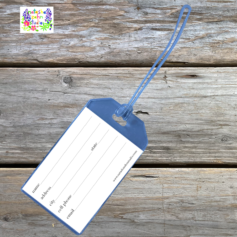 Luggage Tags, Wild Roses