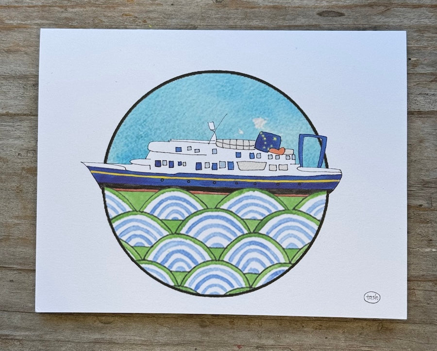 nan featuring colorful hand-painted watercolor design by Natasha Zahn Studio