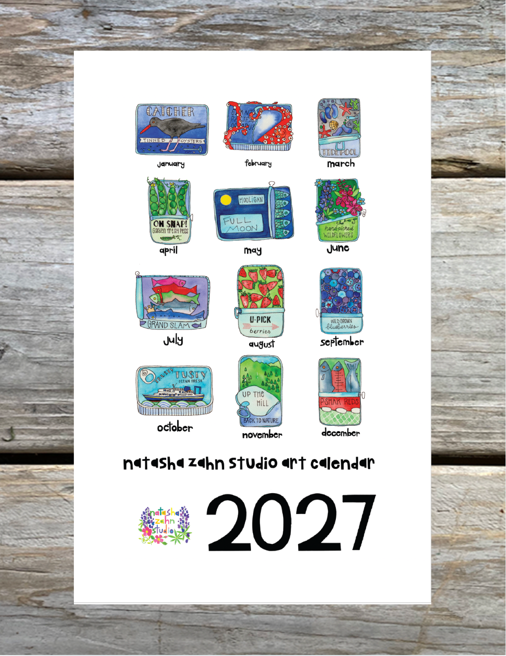 2027 Wall Calendar ( 5.5 x 8.5 ) EARLY-BIRD PRICE!