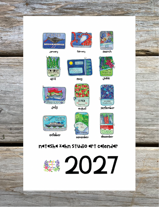2027 Wall Calendar ( 5.5 x 8.5 ) EARLY-BIRD PRICE!