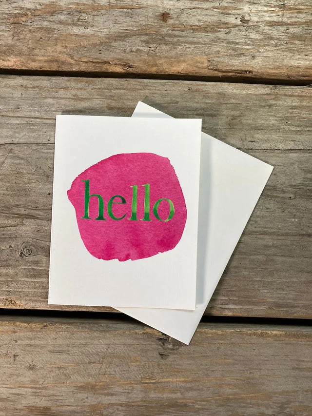 Hello Note Card Pack