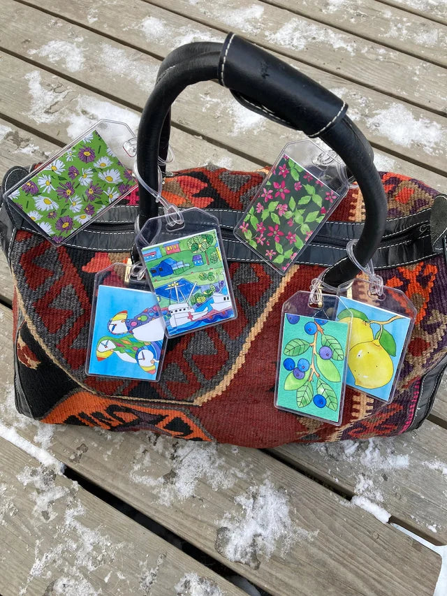 Luggage Tags, Blueberry Fields