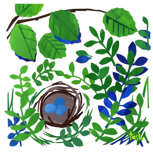 Nest Collage Note Card